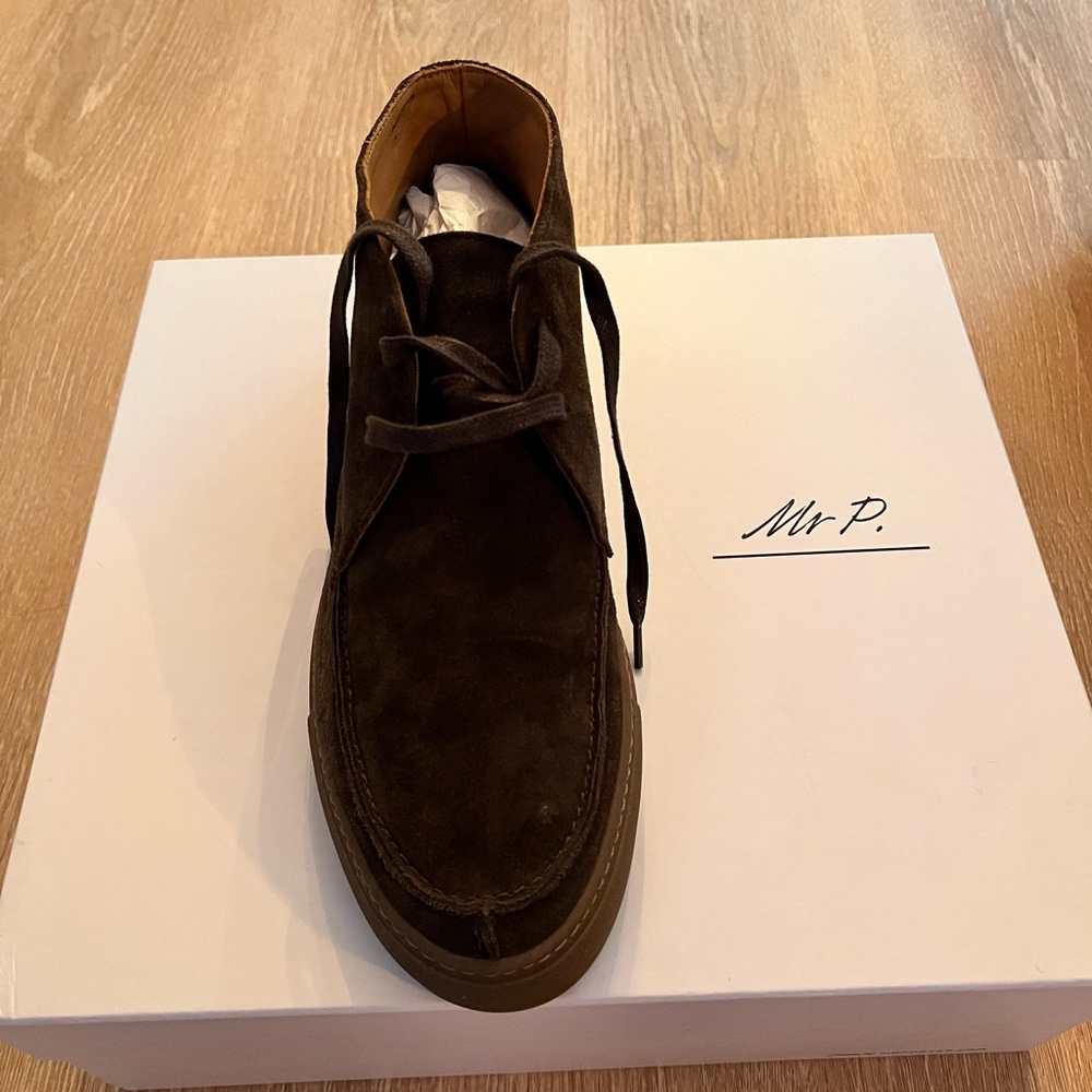 Mr. Porter Split Toe Regenerated Suede boot